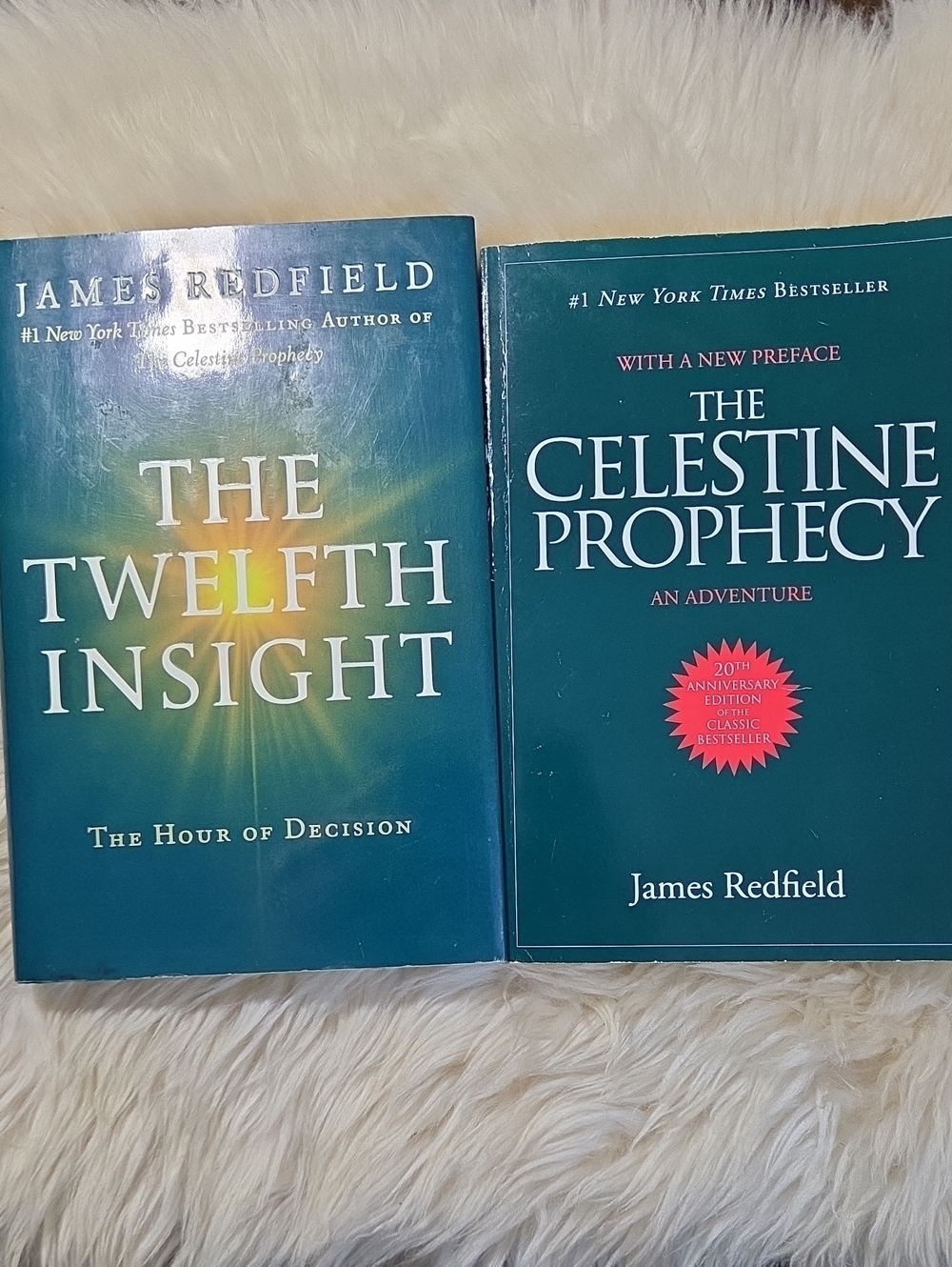 James Redfield Celestine Prophecy Twelfth Insight 2 Book Lot